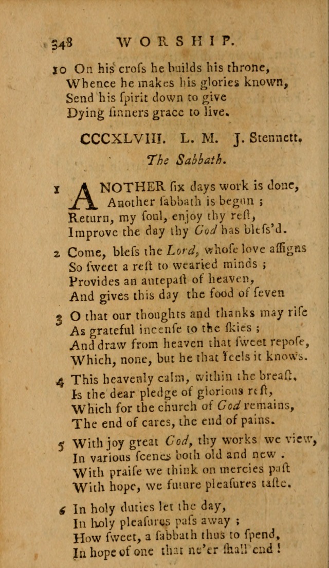 A Selection of Hymns: from the best authors, intended to be an appendix to Dr. Watt