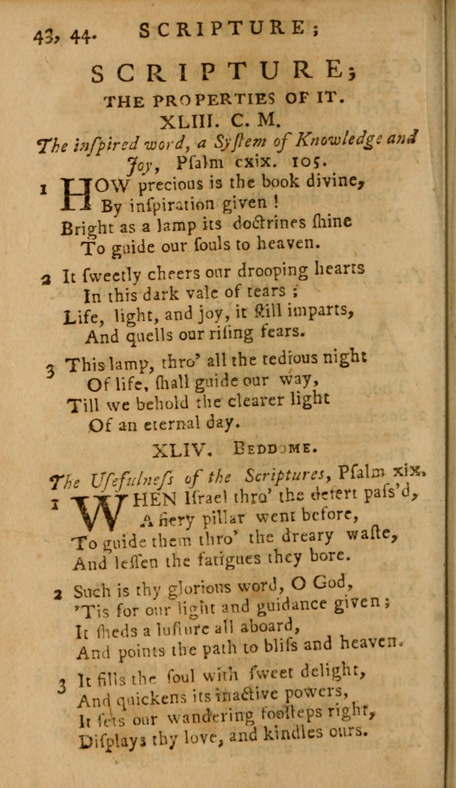 A Selection of Hymns: from the best authors, intended to be an appendix to Dr. Watt