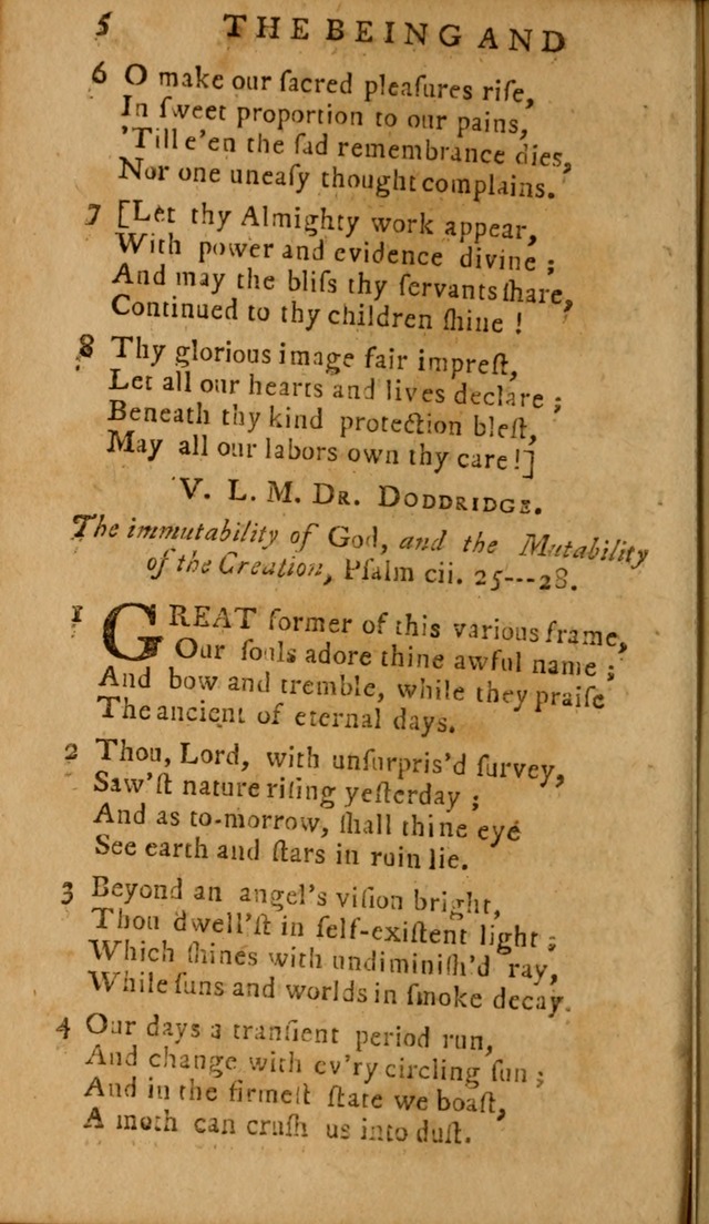 A Selection of Hymns: from the best authors, intended to be an appendix to Dr. Watt