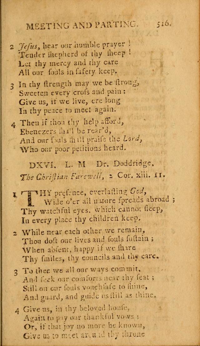 A Selection of Hymns: from the best authors, intended to be an appendix to Dr. Watt