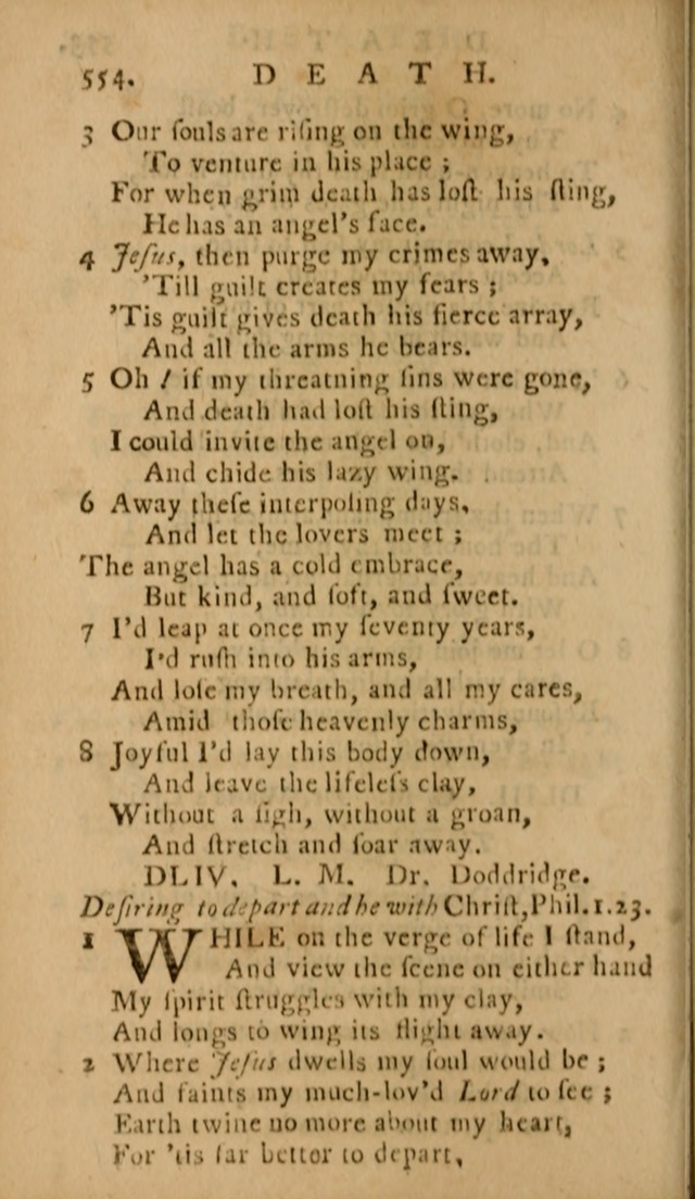 A Selection of Hymns: from the best authors, intended to be an appendix to Dr. Watt