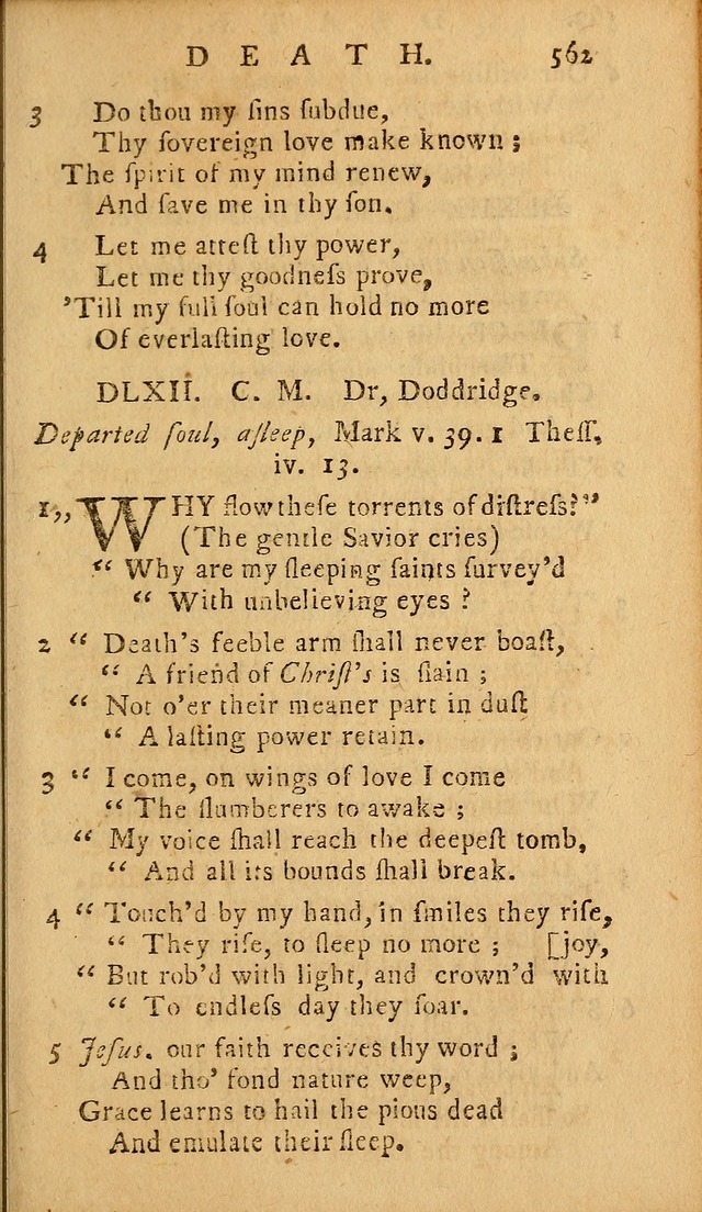 A Selection of Hymns: from the best authors, intended to be an appendix to Dr. Watt