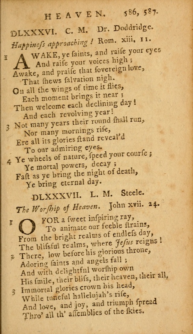 A Selection of Hymns: from the best authors, intended to be an appendix to Dr. Watt