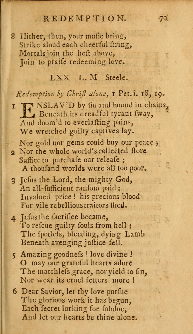 A Selection of Hymns: from the best authors, intended to be an appendix to Dr. Watt