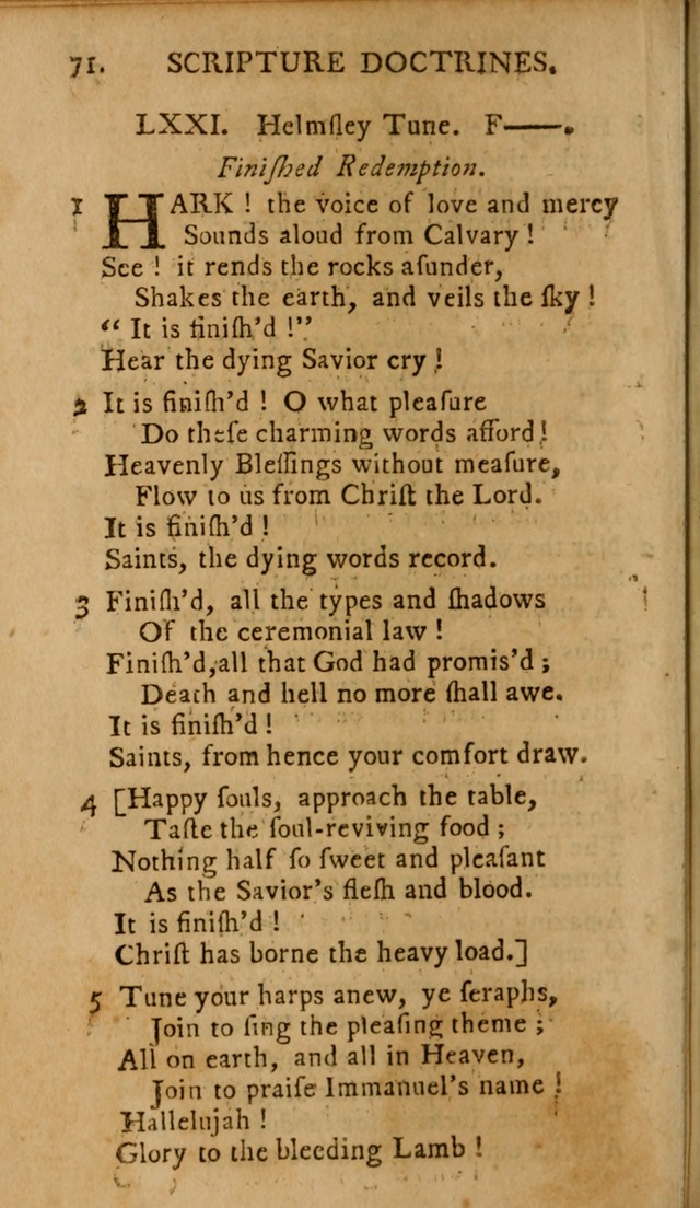 A Selection of Hymns: from the best authors, intended to be an appendix to Dr. Watt