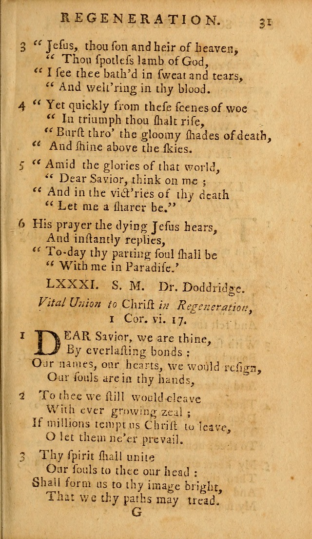 A Selection of Hymns: from the best authors, intended to be an appendix to Dr. Watt