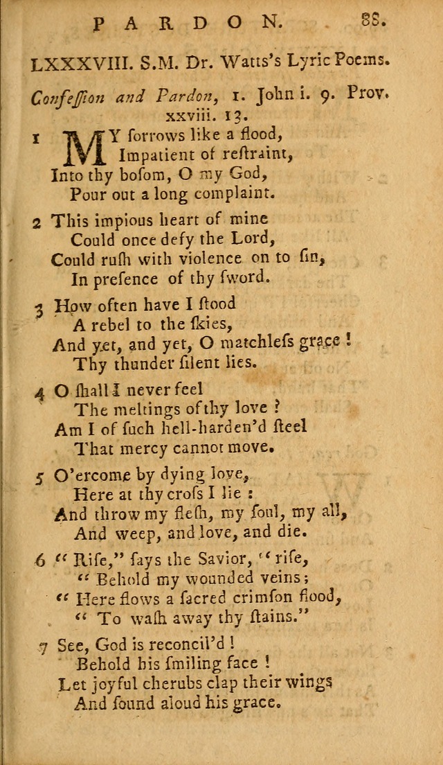 A Selection of Hymns: from the best authors, intended to be an appendix to Dr. Watt