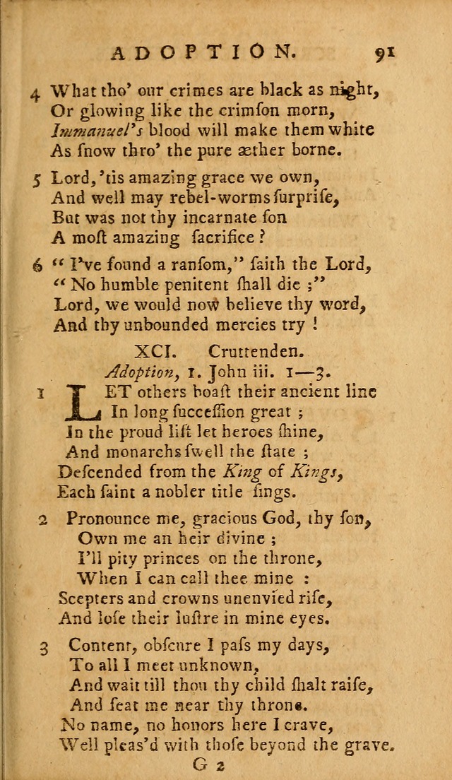 A Selection of Hymns: from the best authors, intended to be an appendix to Dr. Watt