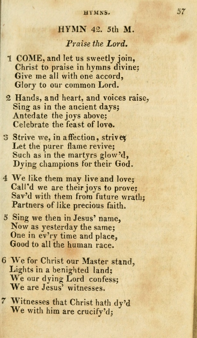 A Selection of Hymns, from the Best Authors page 61