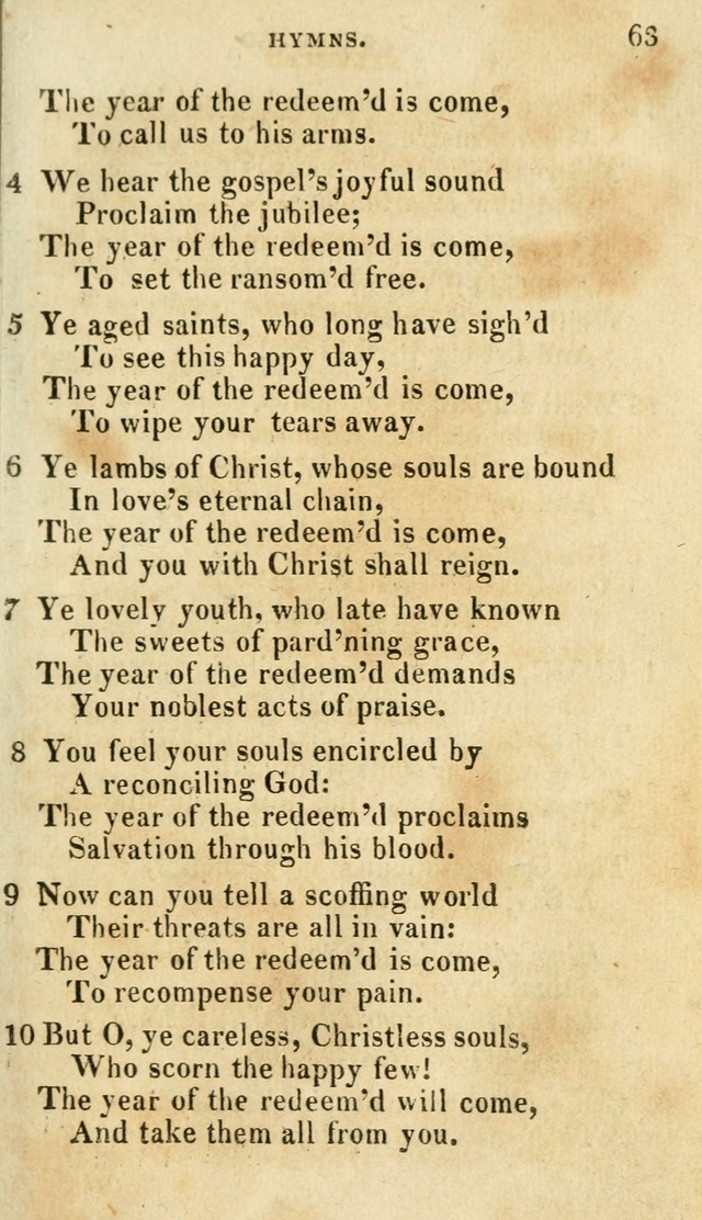 A Selection of Hymns, from the Best Authors page 67