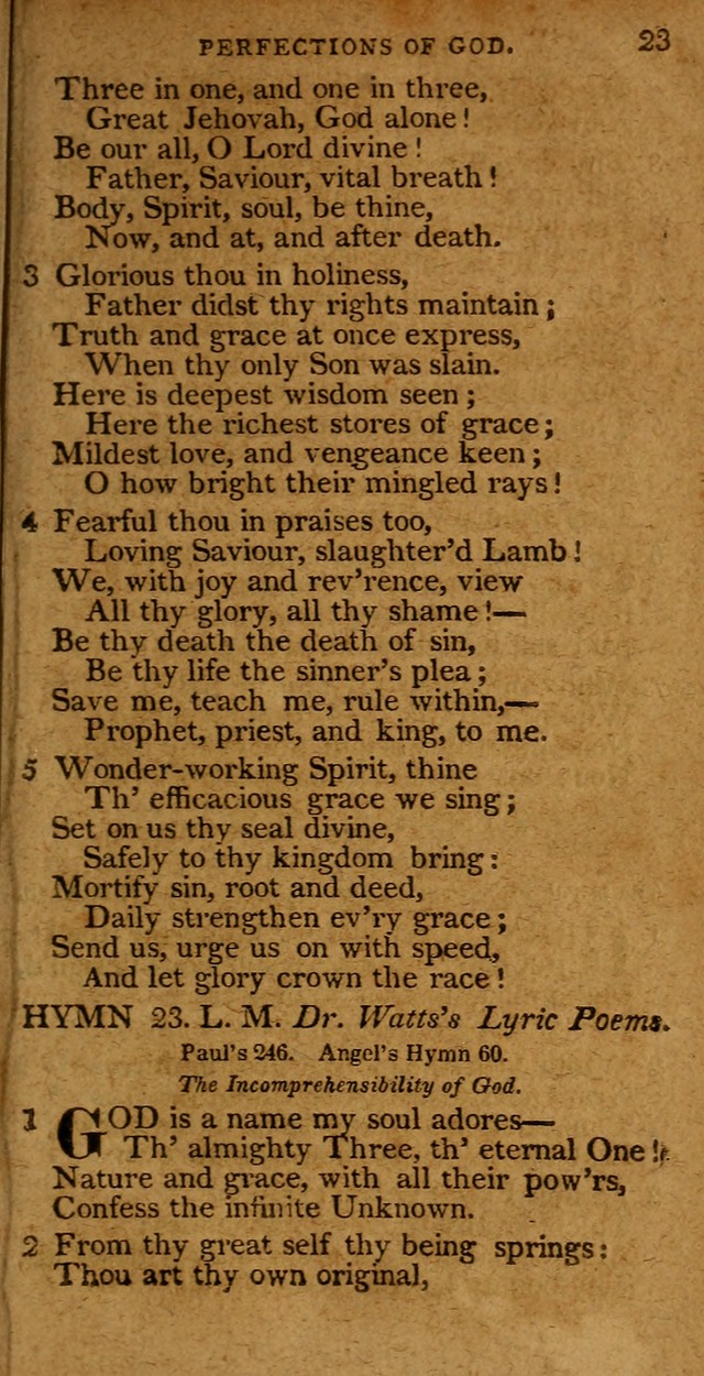 A Selection of Hymns from the Best Authors.: including a great number of originals: intended to be an appendix to Dr. Watts