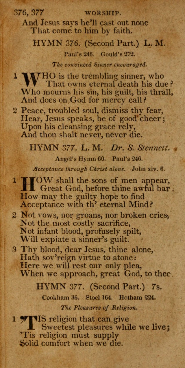 A Selection of Hymns from the Best Authors.: including a great number of originals: intended to be an appendix to Dr. Watts