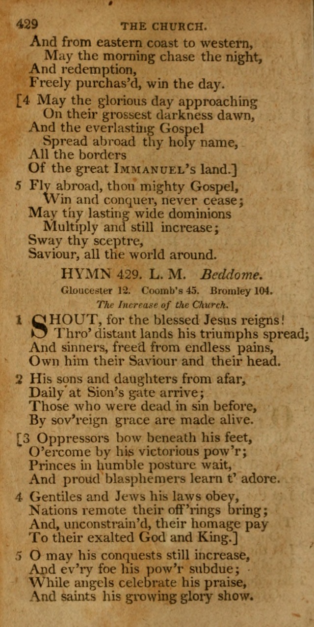 A Selection of Hymns from the Best Authors.: including a great number of originals: intended to be an appendix to Dr. Watts