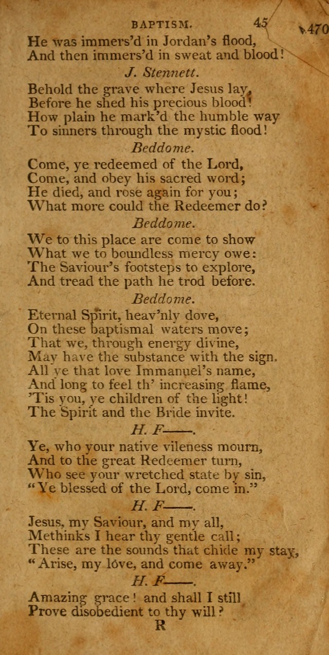 A Selection of Hymns from the Best Authors.: including a great number of originals: intended to be an appendix to Dr. Watts