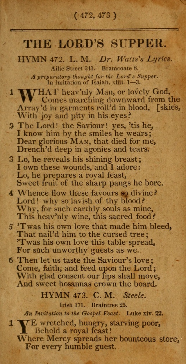 A Selection of Hymns from the Best Authors.: including a great number of originals: intended to be an appendix to Dr. Watts