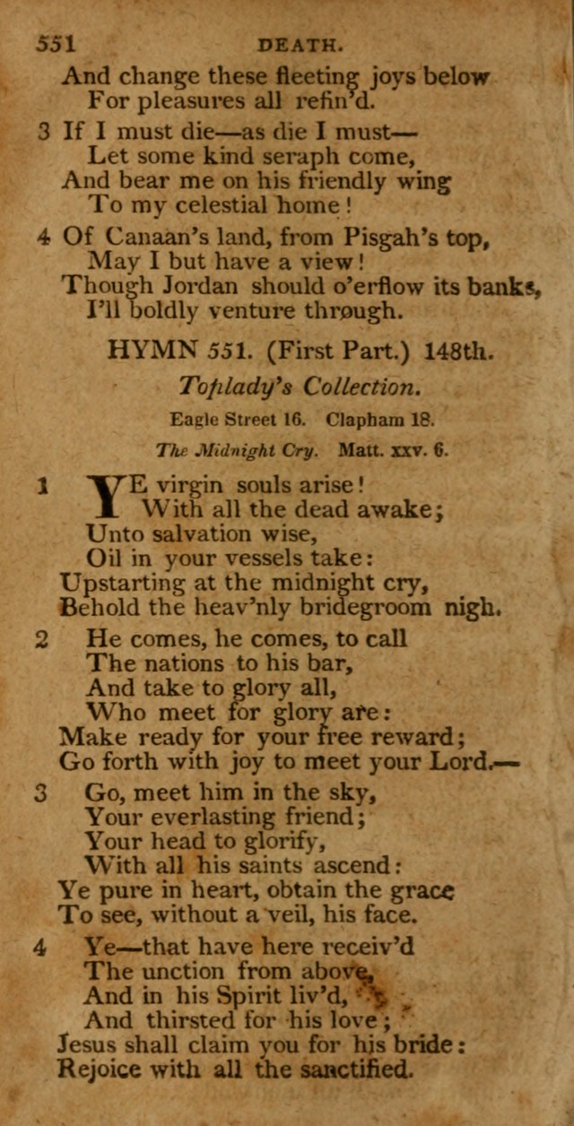 A Selection of Hymns from the Best Authors.: including a great number of originals: intended to be an appendix to Dr. Watts