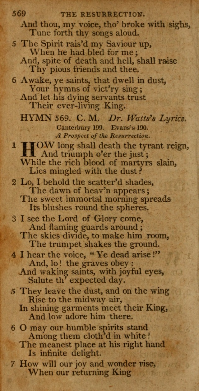 A Selection of Hymns from the Best Authors.: including a great number of originals: intended to be an appendix to Dr. Watts