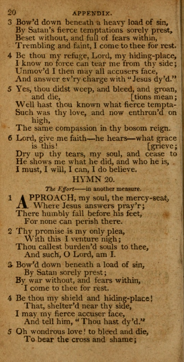 A Selection of Hymns from the Best Authors.: including a great number of originals: intended to be an appendix to Dr. Watts