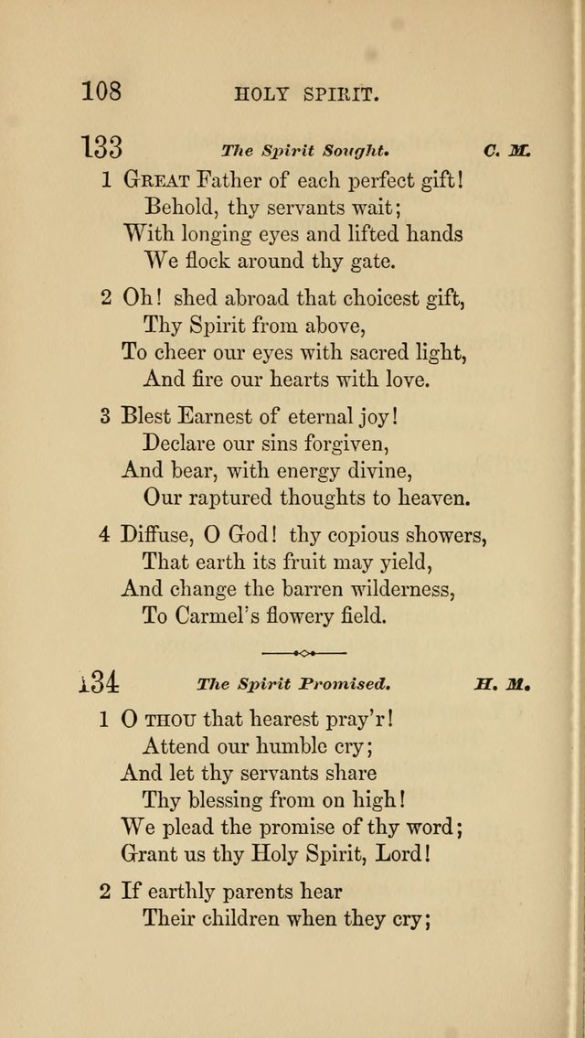 Social Hymn Book: Being the Hymns of the Social Hymn and Tune Book for the Lecture Room, Prayer Meeting, Family, and Congregation (2nd ed.) page 108