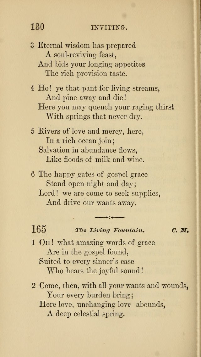 Social Hymn Book: Being the Hymns of the Social Hymn and Tune Book for the Lecture Room, Prayer Meeting, Family, and Congregation (2nd ed.) page 130