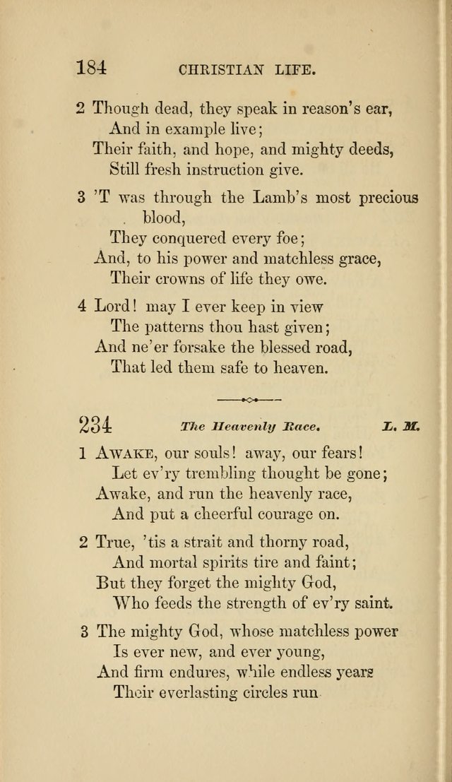 Social Hymn Book: Being the Hymns of the Social Hymn and Tune Book for the Lecture Room, Prayer Meeting, Family, and Congregation (2nd ed.) page 184