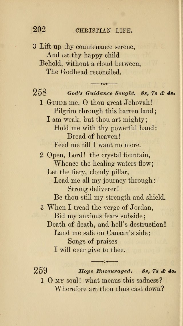 Social Hymn Book: Being the Hymns of the Social Hymn and Tune Book for the Lecture Room, Prayer Meeting, Family, and Congregation (2nd ed.) page 202