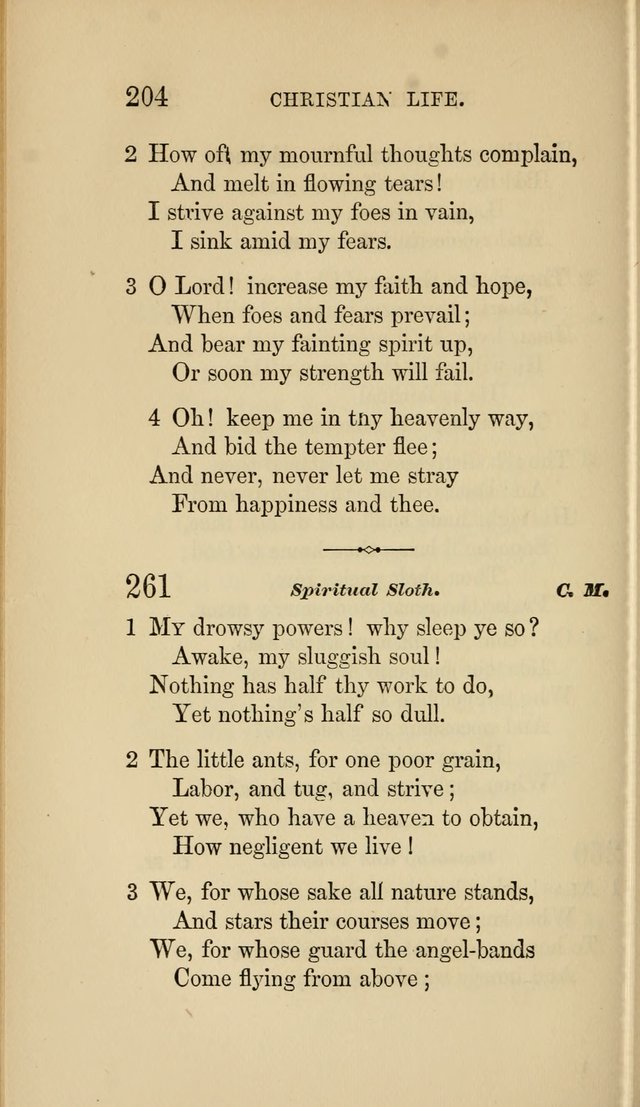 Social Hymn Book: Being the Hymns of the Social Hymn and Tune Book for the Lecture Room, Prayer Meeting, Family, and Congregation (2nd ed.) page 204