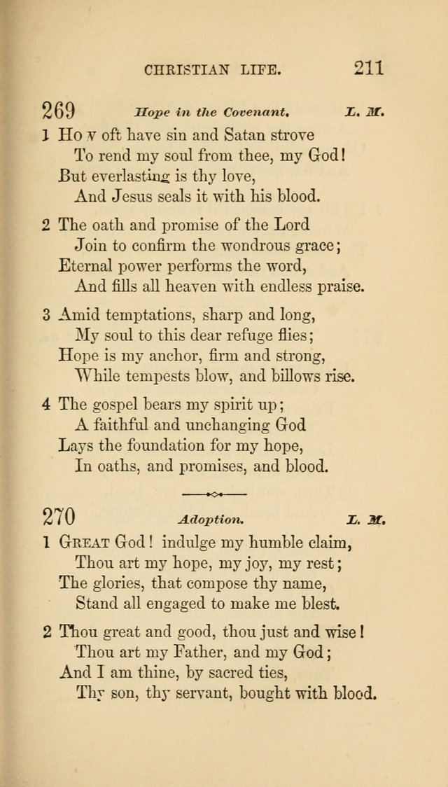 Social Hymn Book: Being the Hymns of the Social Hymn and Tune Book for the Lecture Room, Prayer Meeting, Family, and Congregation (2nd ed.) page 211