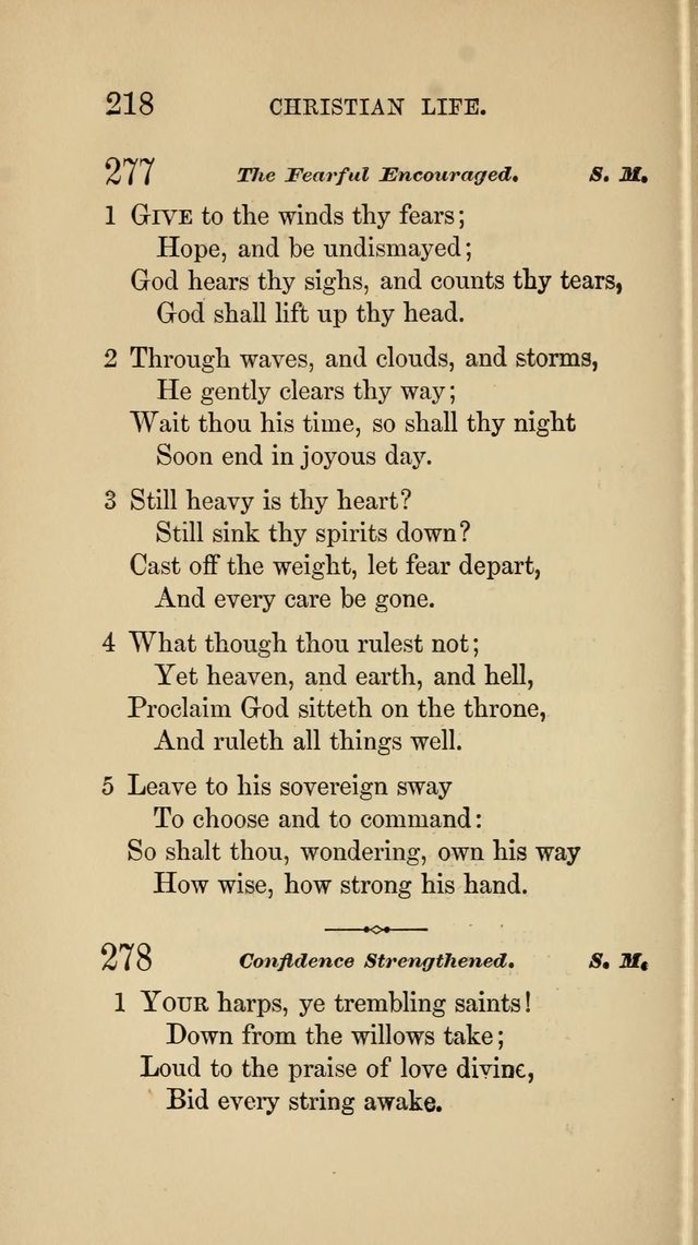 Social Hymn Book: Being the Hymns of the Social Hymn and Tune Book for the Lecture Room, Prayer Meeting, Family, and Congregation (2nd ed.) page 218