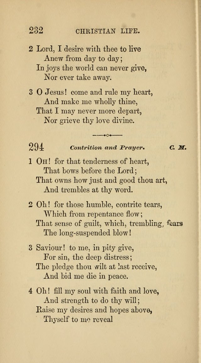 Social Hymn Book: Being the Hymns of the Social Hymn and Tune Book for the Lecture Room, Prayer Meeting, Family, and Congregation (2nd ed.) page 232