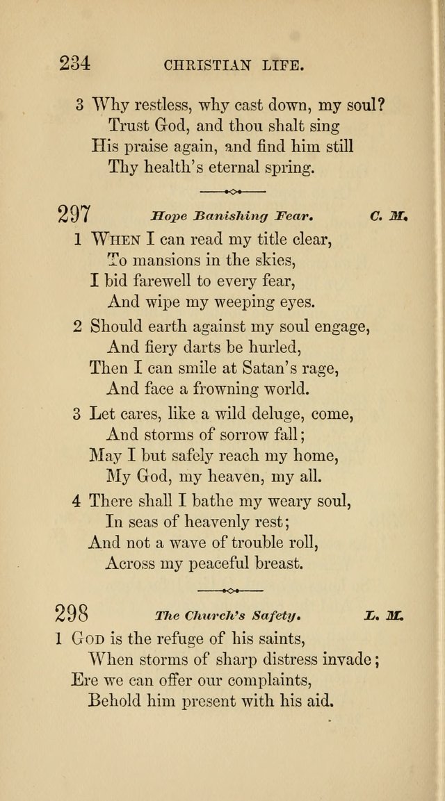 Social Hymn Book: Being the Hymns of the Social Hymn and Tune Book for the Lecture Room, Prayer Meeting, Family, and Congregation (2nd ed.) page 234