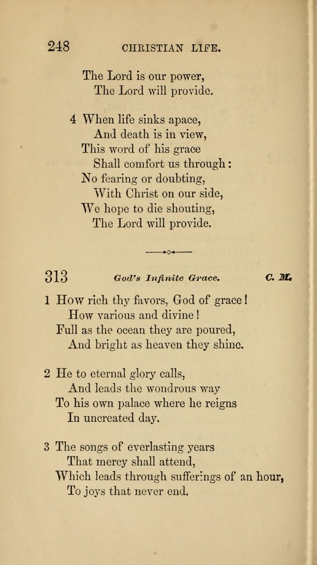 Social Hymn Book: Being the Hymns of the Social Hymn and Tune Book for the Lecture Room, Prayer Meeting, Family, and Congregation (2nd ed.) page 248