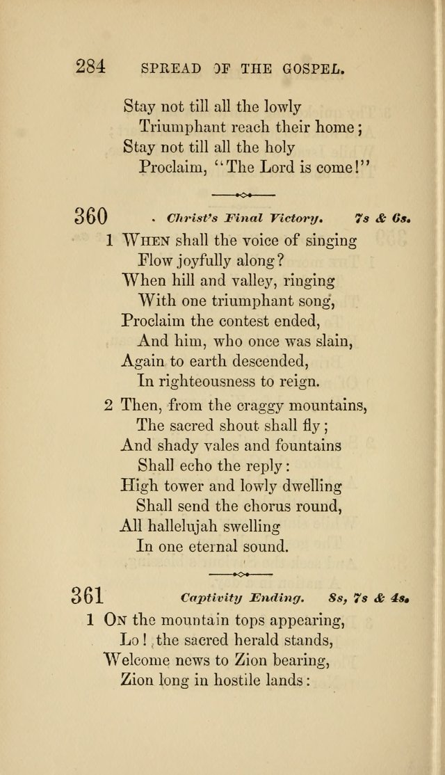 Social Hymn Book: Being the Hymns of the Social Hymn and Tune Book for the Lecture Room, Prayer Meeting, Family, and Congregation (2nd ed.) page 286