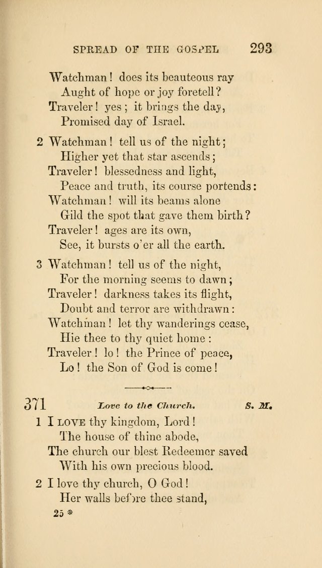 Social Hymn Book: Being the Hymns of the Social Hymn and Tune Book for the Lecture Room, Prayer Meeting, Family, and Congregation (2nd ed.) page 295