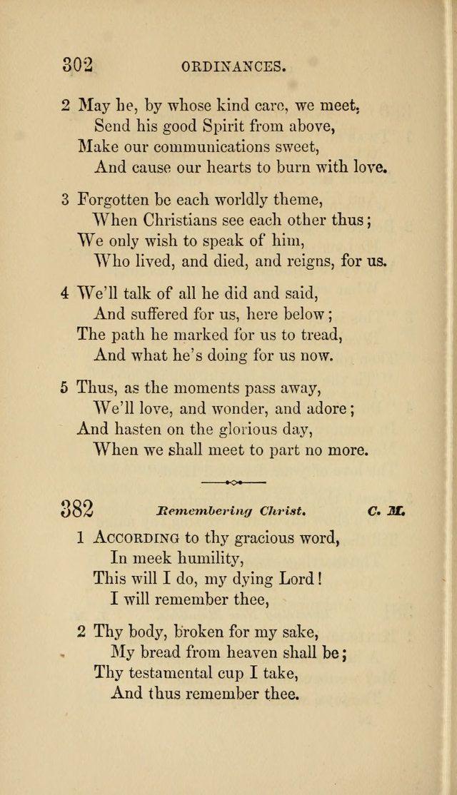 Social Hymn Book: Being the Hymns of the Social Hymn and Tune Book for the Lecture Room, Prayer Meeting, Family, and Congregation (2nd ed.) page 304