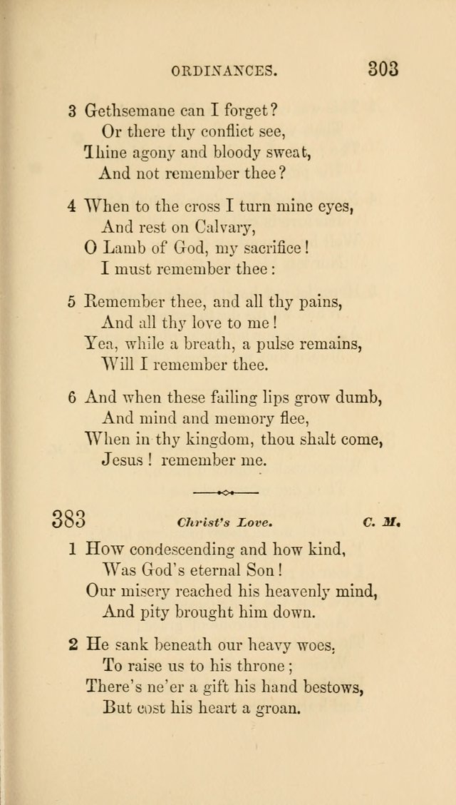 Social Hymn Book: Being the Hymns of the Social Hymn and Tune Book for the Lecture Room, Prayer Meeting, Family, and Congregation (2nd ed.) page 305