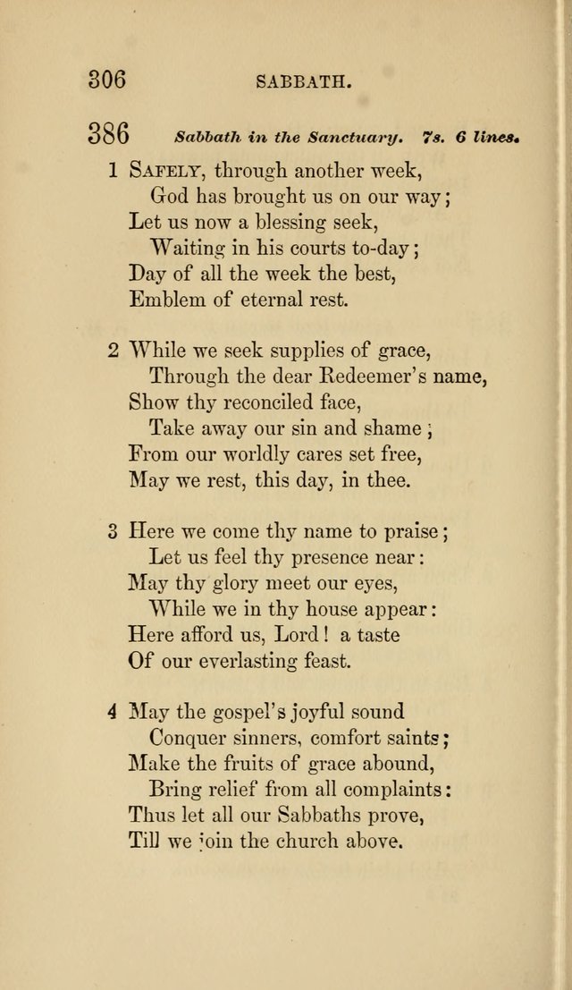 Social Hymn Book: Being the Hymns of the Social Hymn and Tune Book for the Lecture Room, Prayer Meeting, Family, and Congregation (2nd ed.) page 308