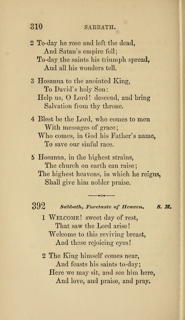 Social Hymn Book: Being the Hymns of the Social Hymn and Tune Book for the Lecture Room, Prayer Meeting, Family, and Congregation (2nd ed.) page 312