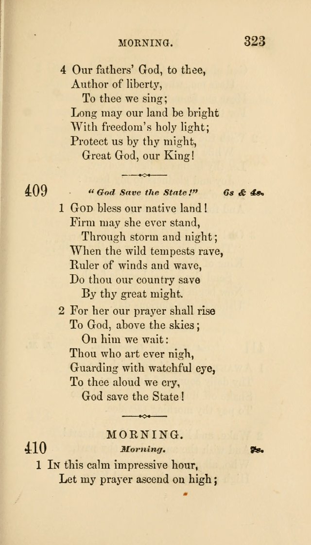 Social Hymn Book: Being the Hymns of the Social Hymn and Tune Book for the Lecture Room, Prayer Meeting, Family, and Congregation (2nd ed.) page 325