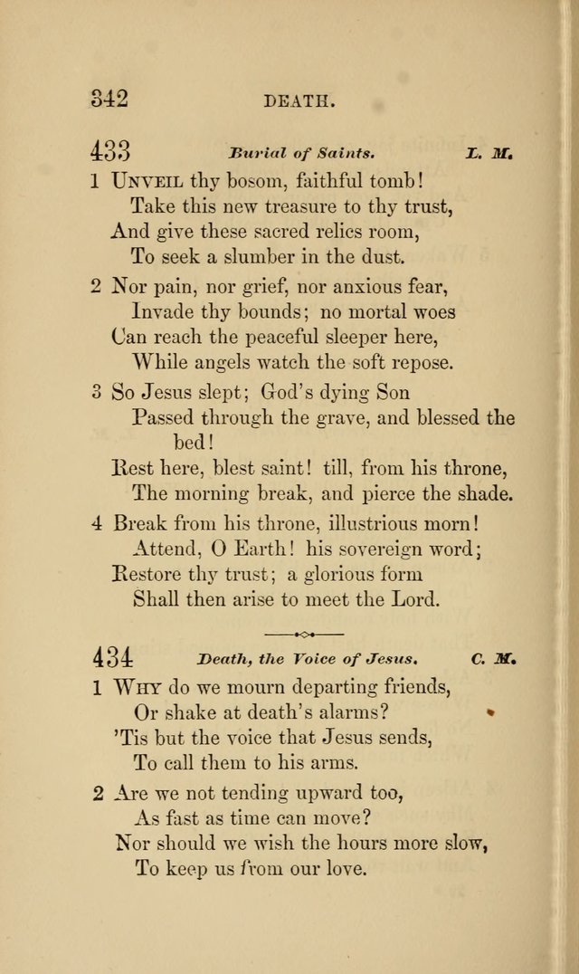 Social Hymn Book: Being the Hymns of the Social Hymn and Tune Book for the Lecture Room, Prayer Meeting, Family, and Congregation (2nd ed.) page 344