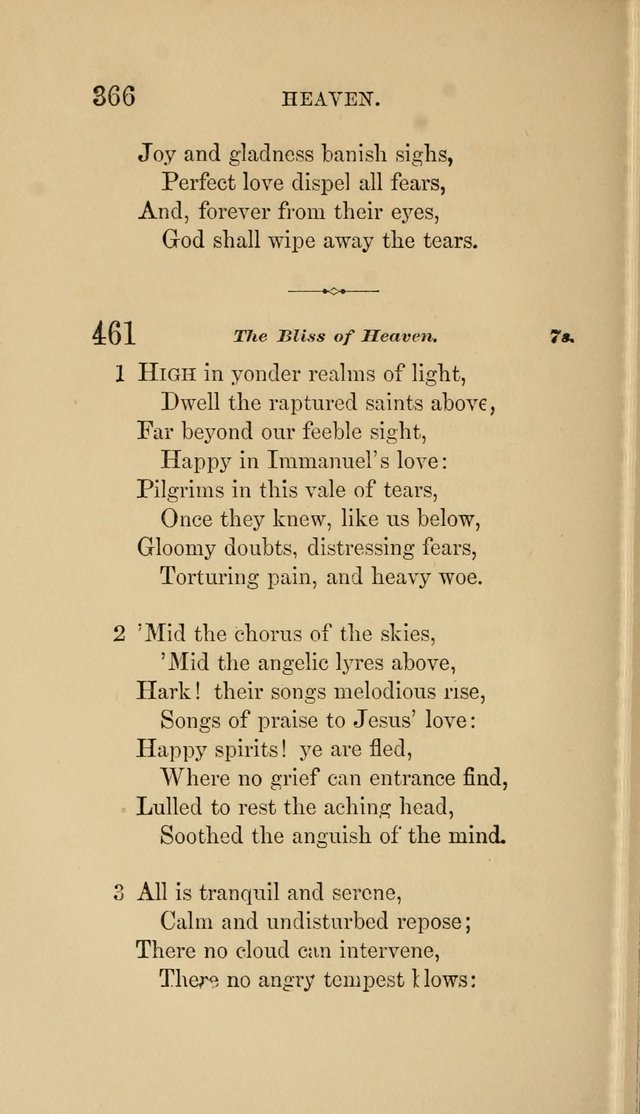 Social Hymn Book: Being the Hymns of the Social Hymn and Tune Book for the Lecture Room, Prayer Meeting, Family, and Congregation (2nd ed.) page 368