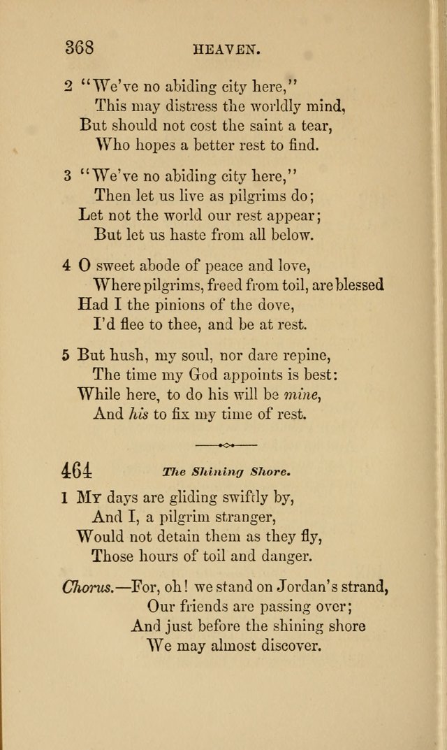 Social Hymn Book: Being the Hymns of the Social Hymn and Tune Book for the Lecture Room, Prayer Meeting, Family, and Congregation (2nd ed.) page 370