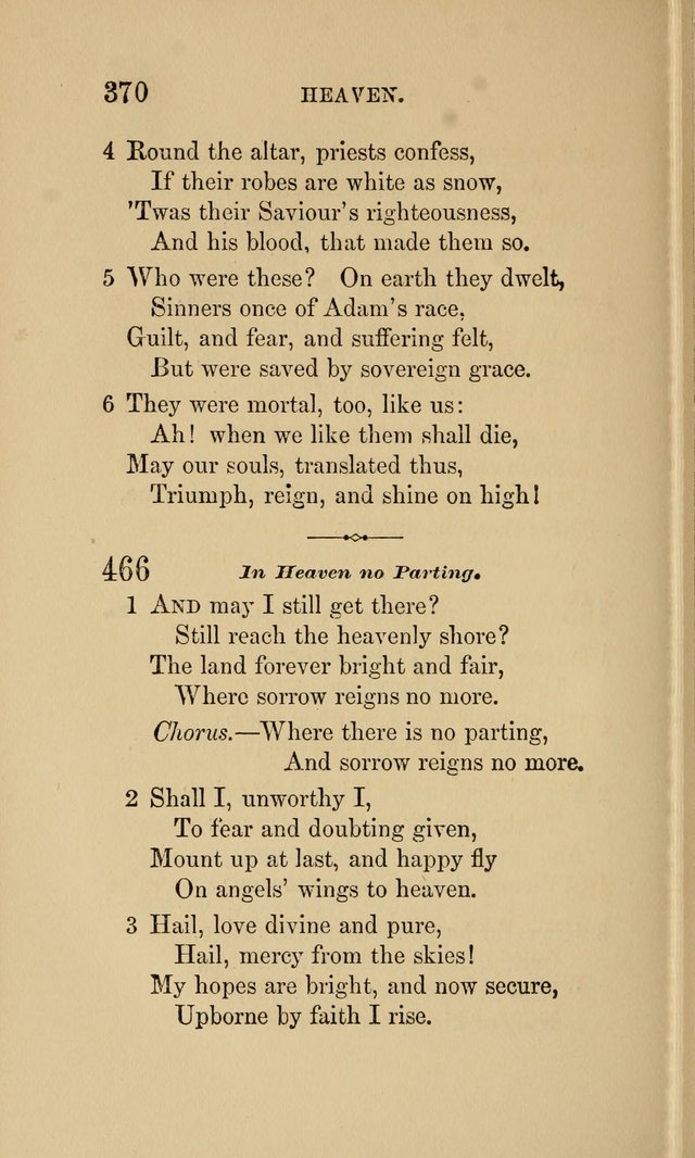 Social Hymn Book: Being the Hymns of the Social Hymn and Tune Book for the Lecture Room, Prayer Meeting, Family, and Congregation (2nd ed.) page 372