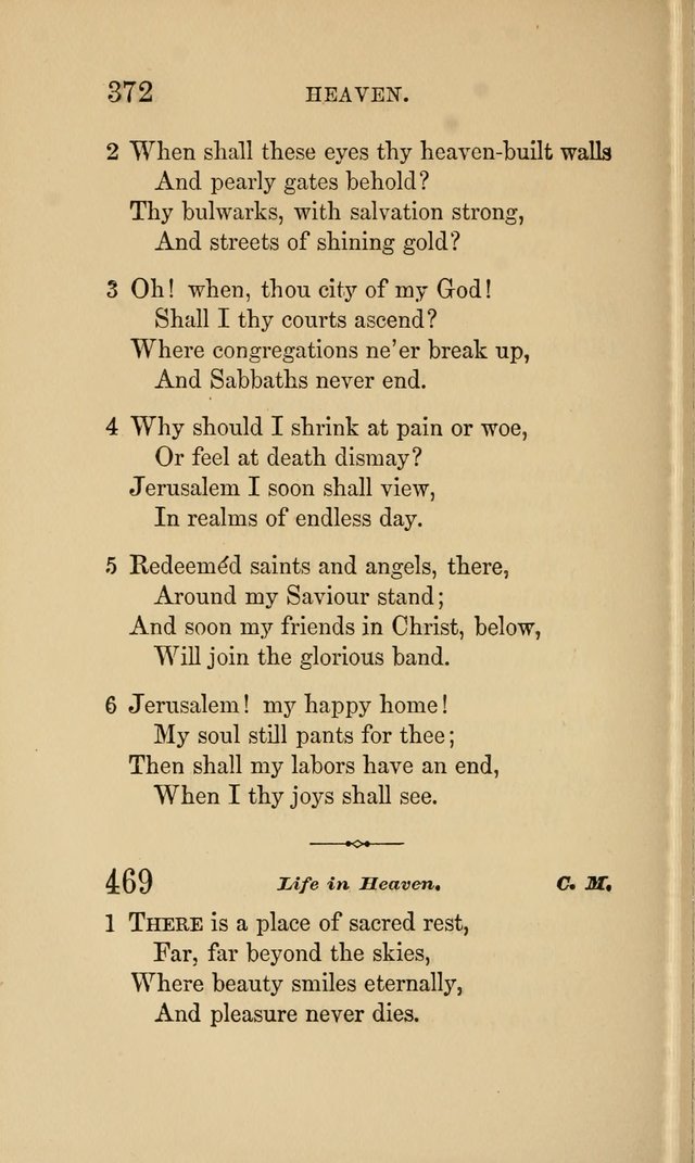 Social Hymn Book: Being the Hymns of the Social Hymn and Tune Book for the Lecture Room, Prayer Meeting, Family, and Congregation (2nd ed.) page 374