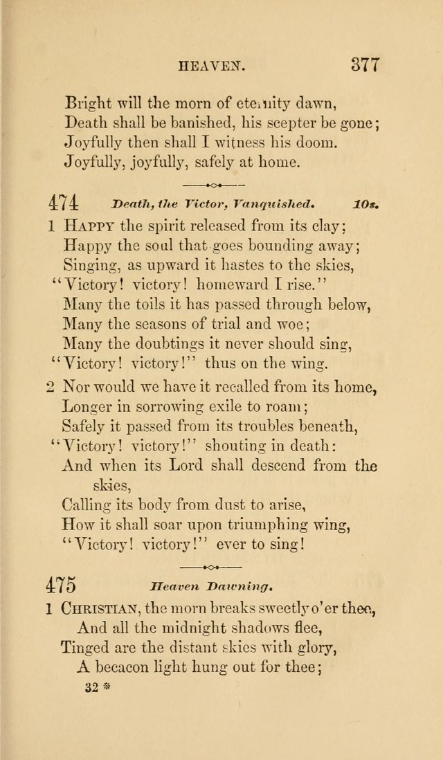 Social Hymn Book: Being the Hymns of the Social Hymn and Tune Book for the Lecture Room, Prayer Meeting, Family, and Congregation (2nd ed.) page 379