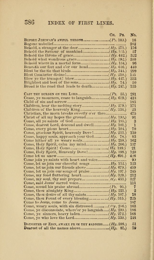 Social Hymn Book: Being the Hymns of the Social Hymn and Tune Book for the Lecture Room, Prayer Meeting, Family, and Congregation (2nd ed.) page 388