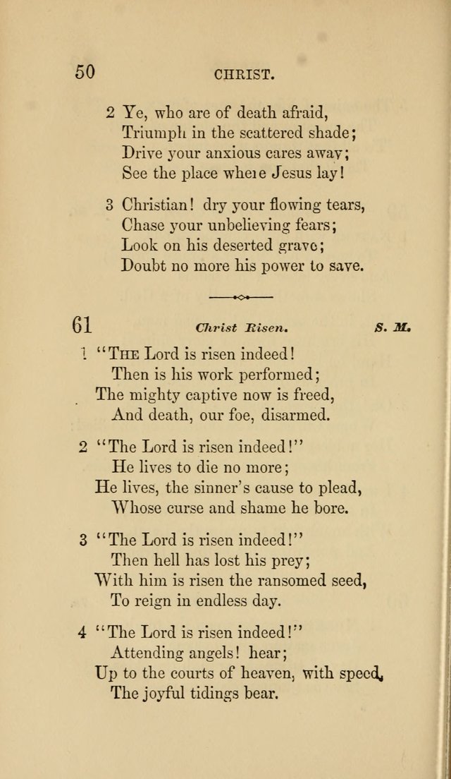 Social Hymn Book: Being the Hymns of the Social Hymn and Tune Book for the Lecture Room, Prayer Meeting, Family, and Congregation (2nd ed.) page 50