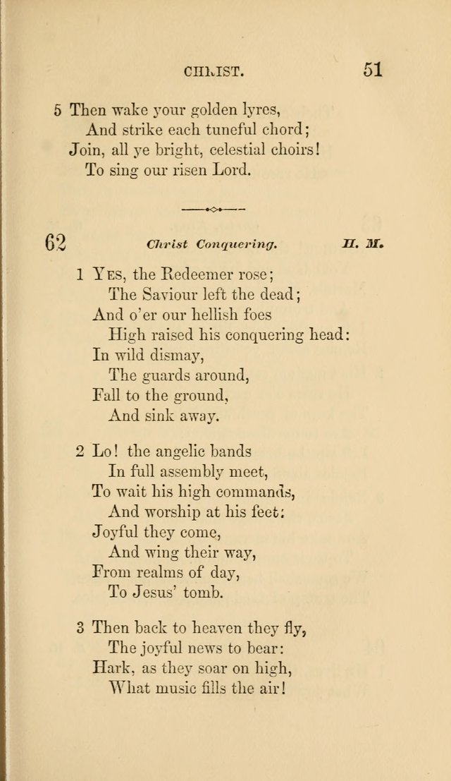 Social Hymn Book: Being the Hymns of the Social Hymn and Tune Book for the Lecture Room, Prayer Meeting, Family, and Congregation (2nd ed.) page 51