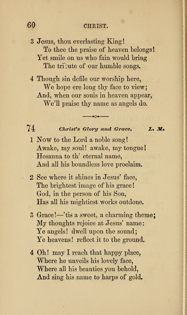 Social Hymn Book: Being the Hymns of the Social Hymn and Tune Book for the Lecture Room, Prayer Meeting, Family, and Congregation (2nd ed.) page 60