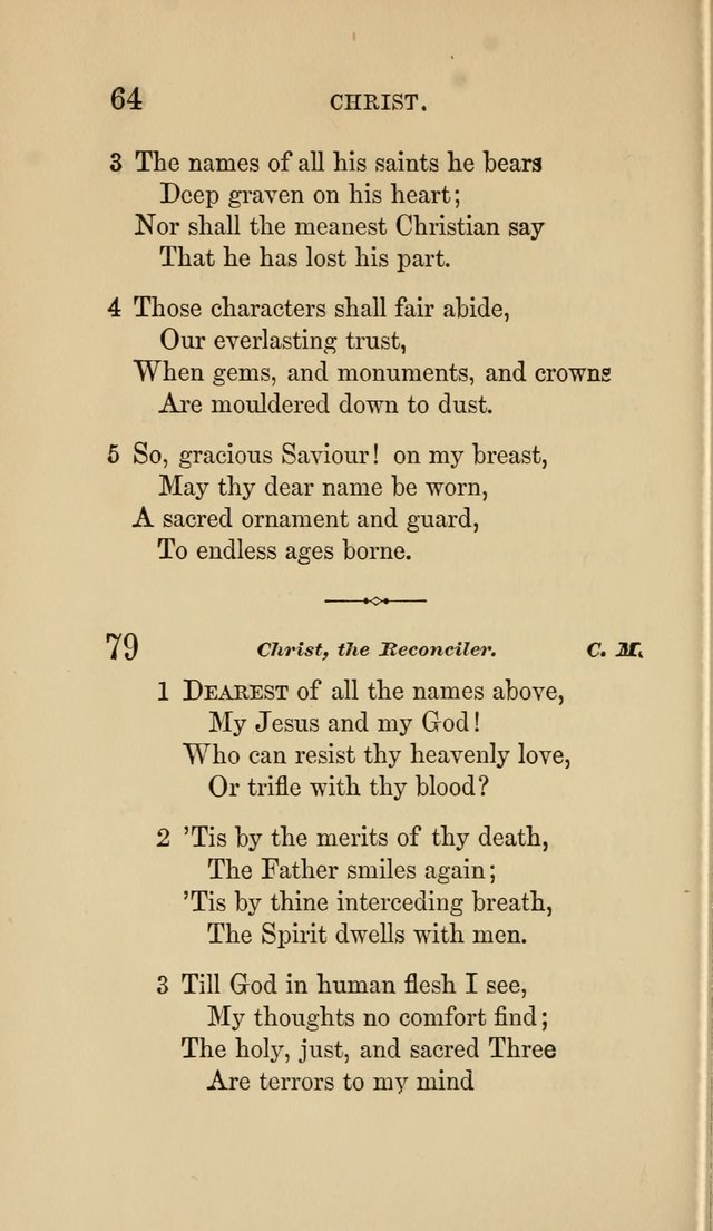 Social Hymn Book: Being the Hymns of the Social Hymn and Tune Book for the Lecture Room, Prayer Meeting, Family, and Congregation (2nd ed.) page 64